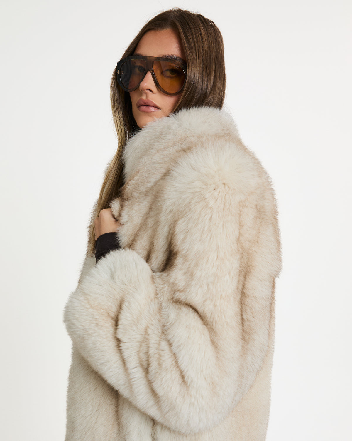 Full Pelt Vanilla Fox Fur Coat