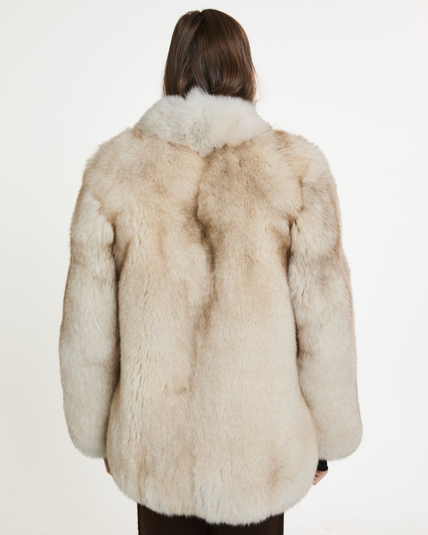 Full Pelt Vanilla Fox Fur Coat
