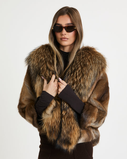 Mink Fur Cape
