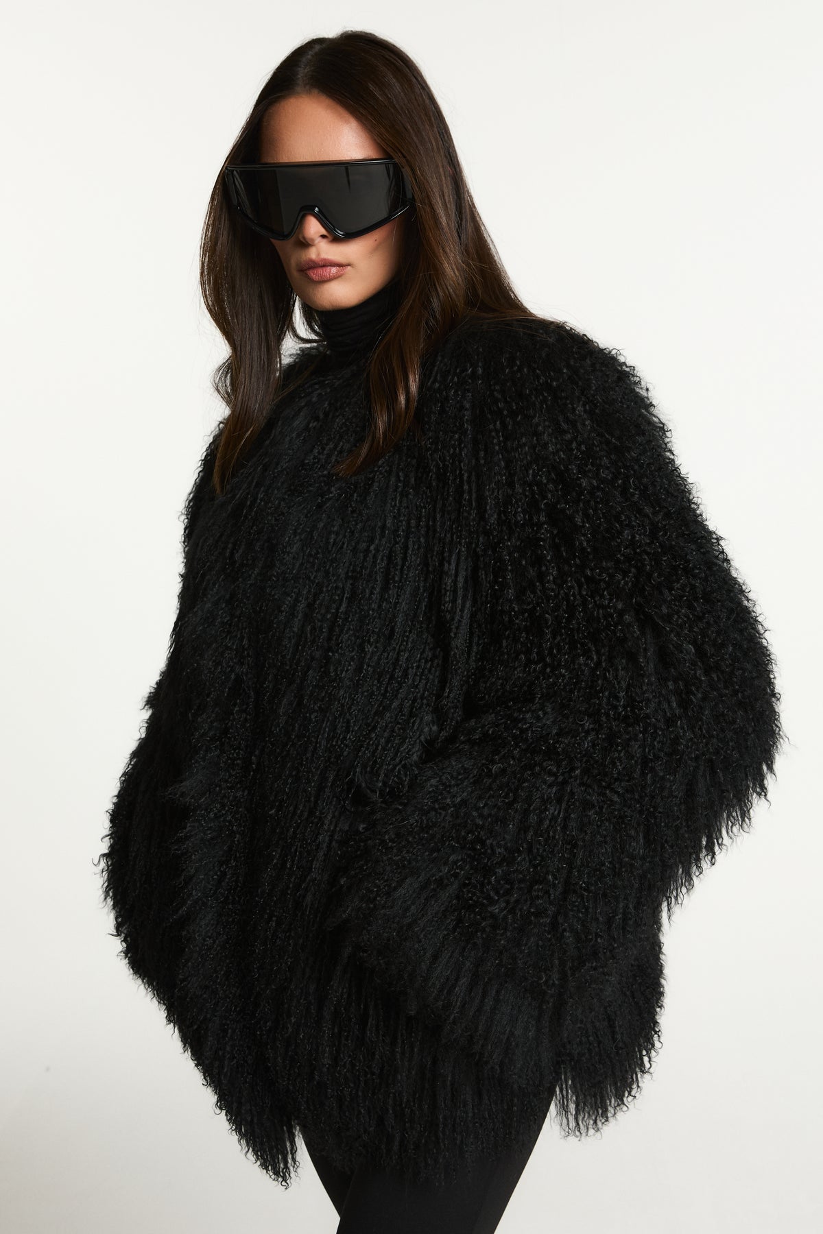 Cali Mongolian Fur Coat