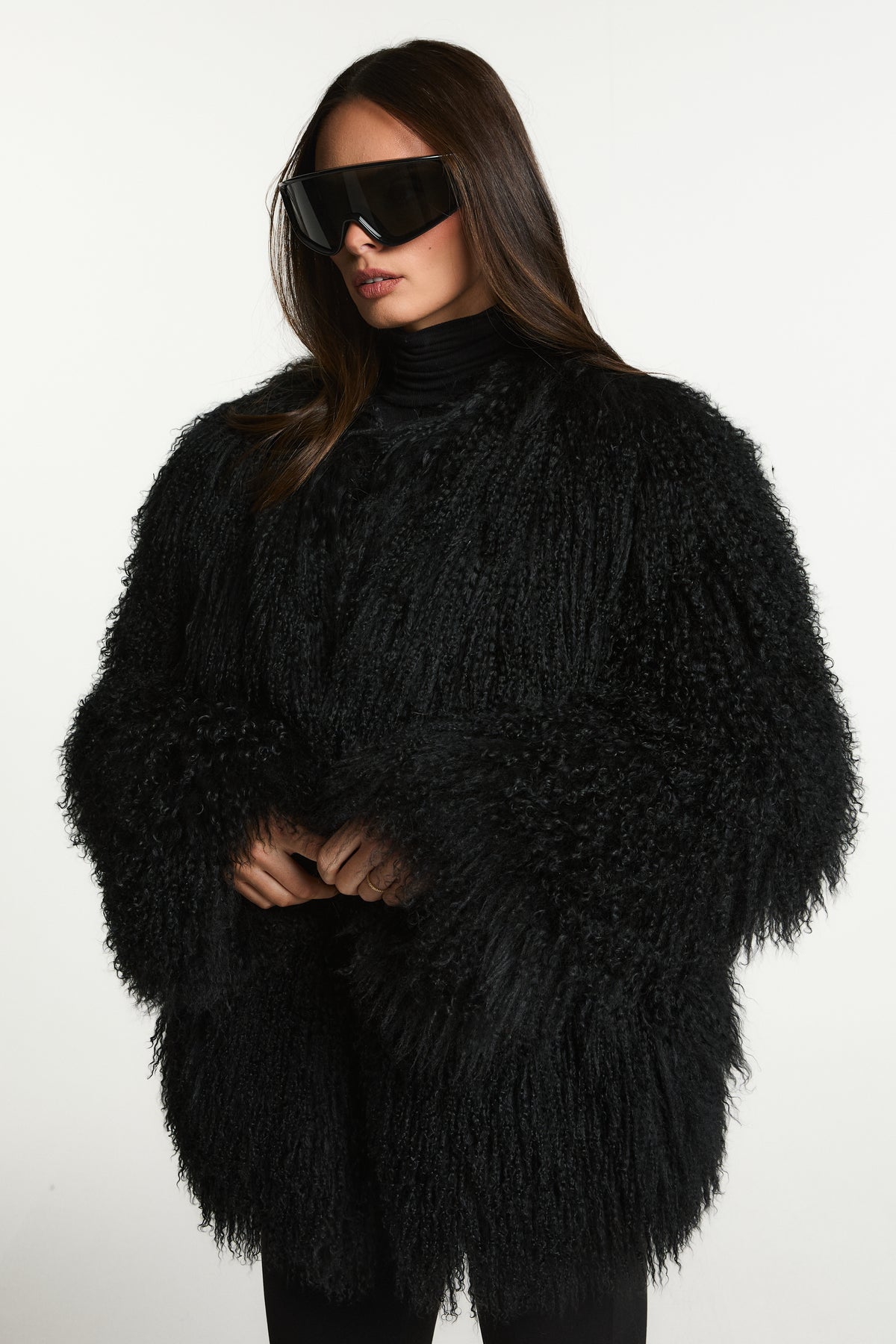 Cali Mongolian Fur Coat