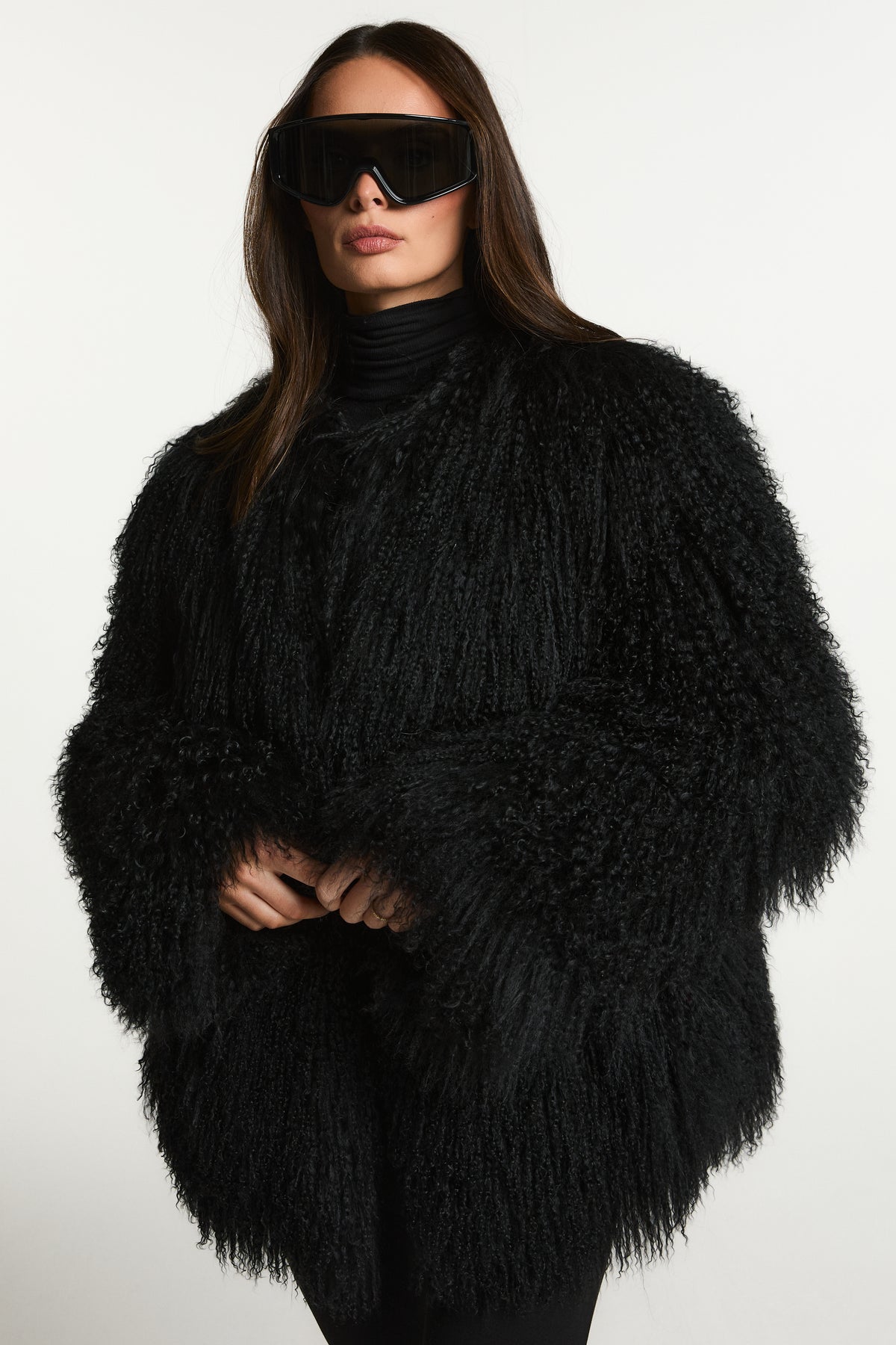 Cali Mongolian Fur Coat