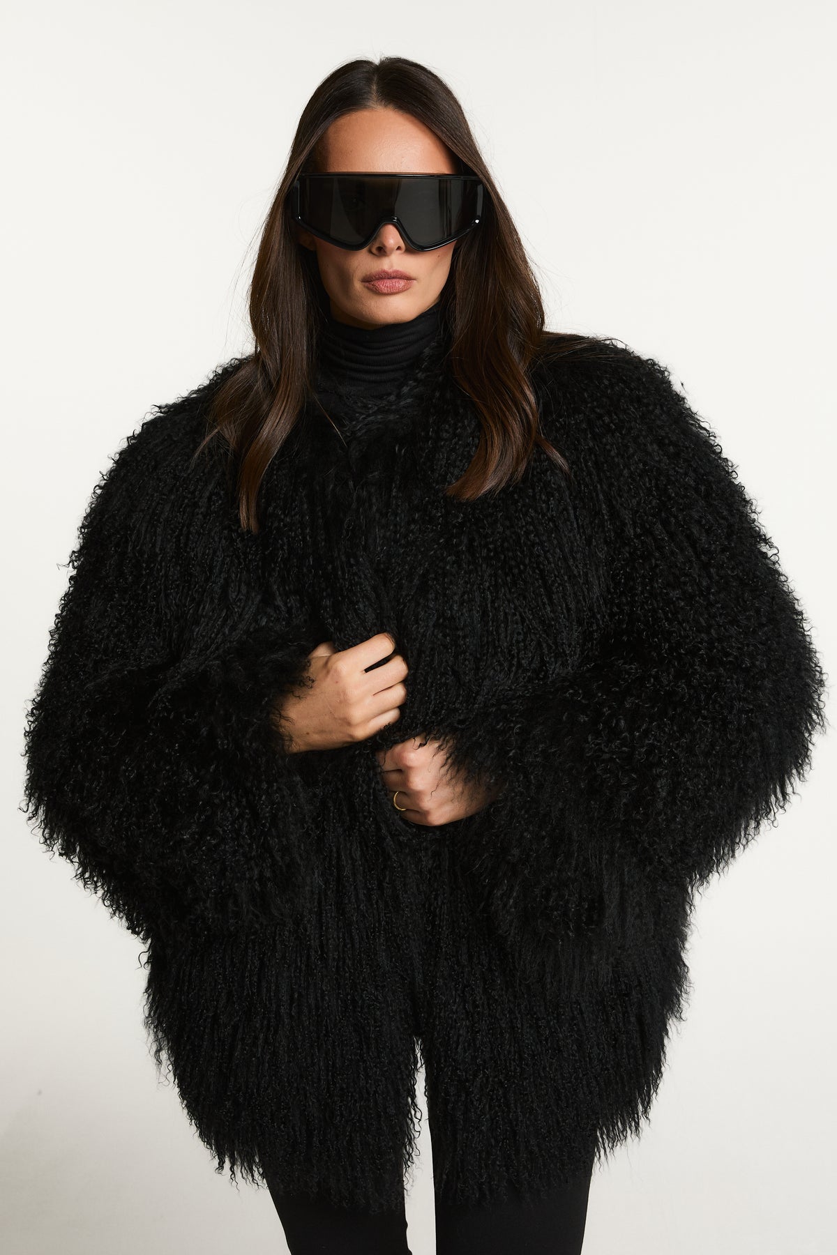 Cali Mongolian Fur Coat