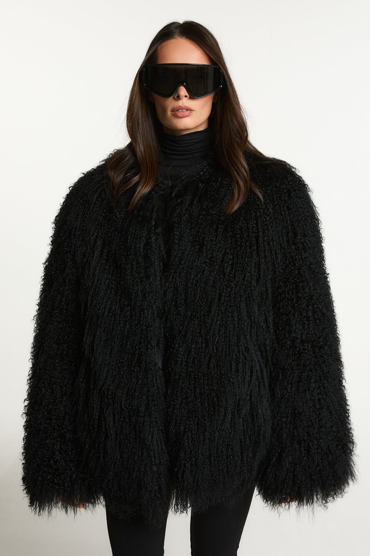 Cali Mongolian Fur Coat