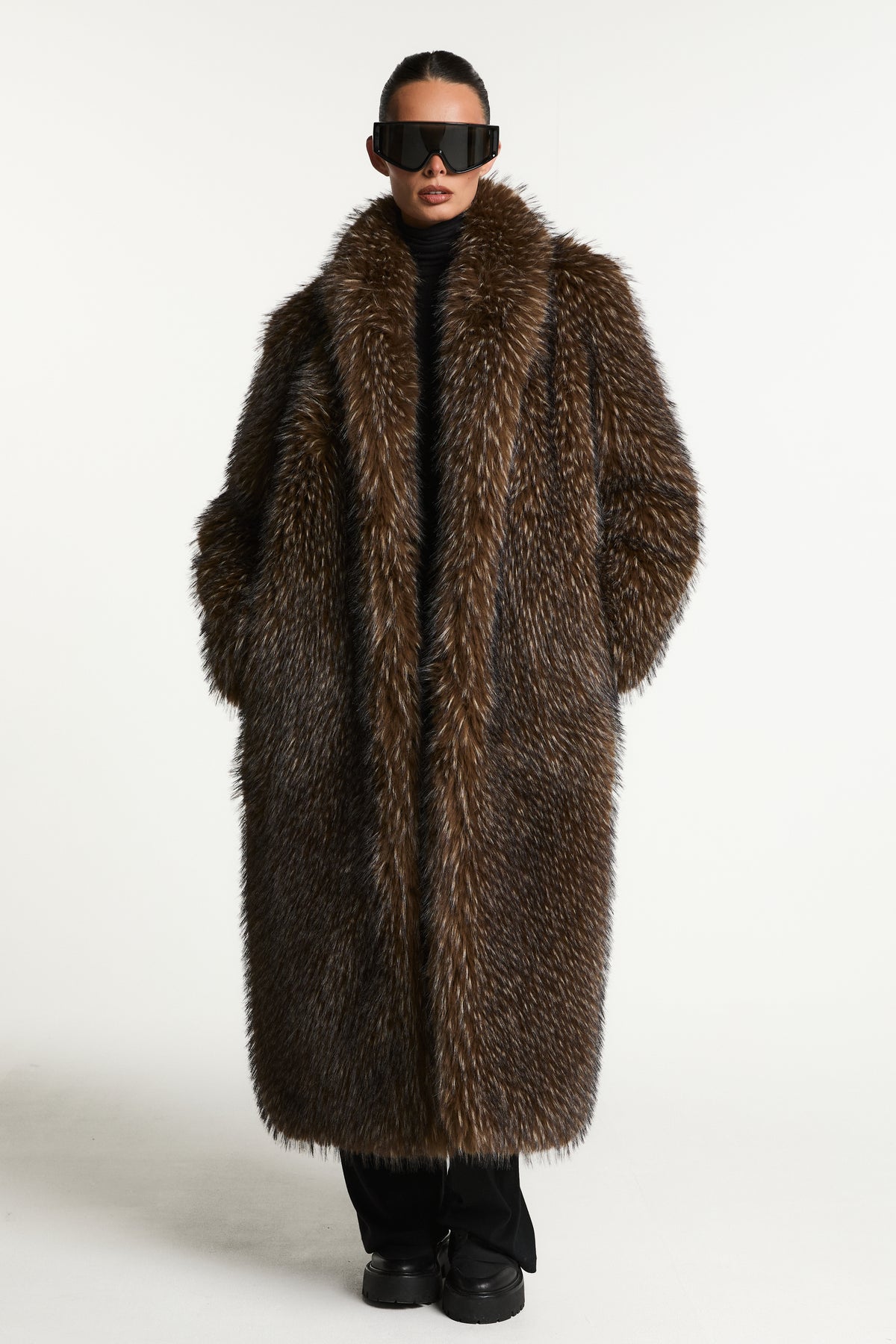 Frankie Luxury Long Faux Fur Coat