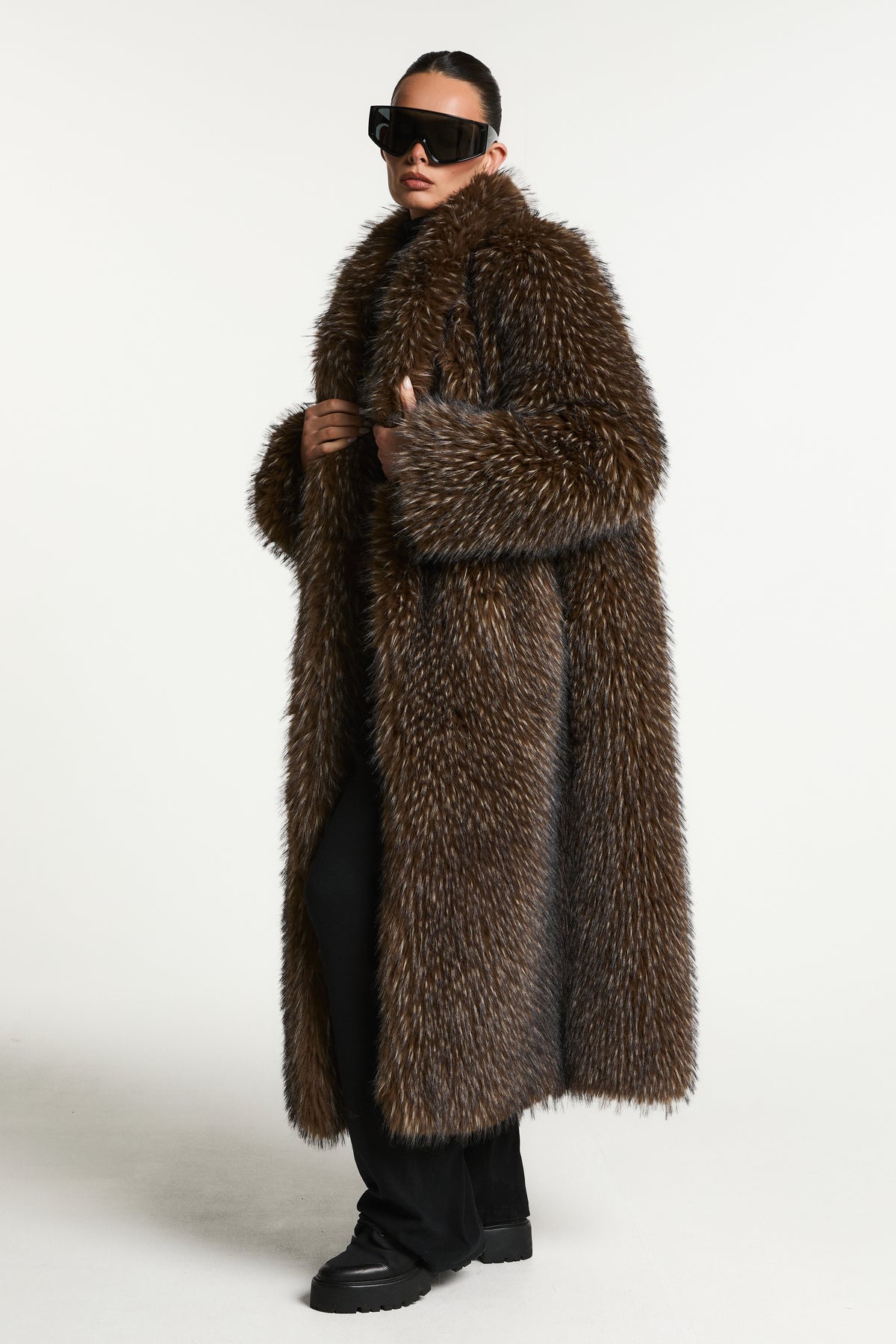 Frankie Luxury Long Faux Fur Coat