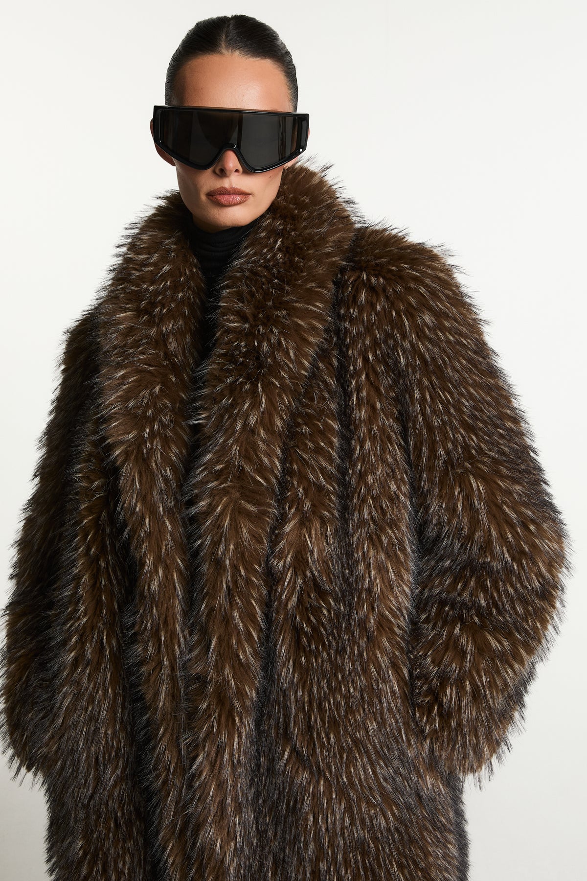 Frankie Luxury Long Faux Fur Coat