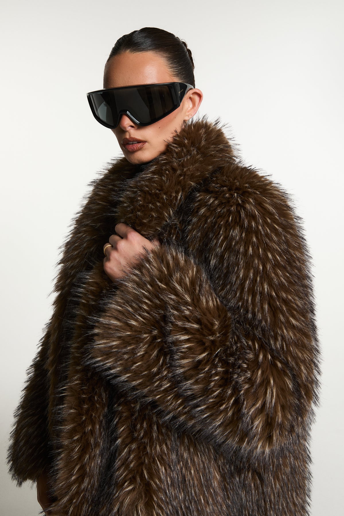 Frankie Luxury Long Faux Fur Coat