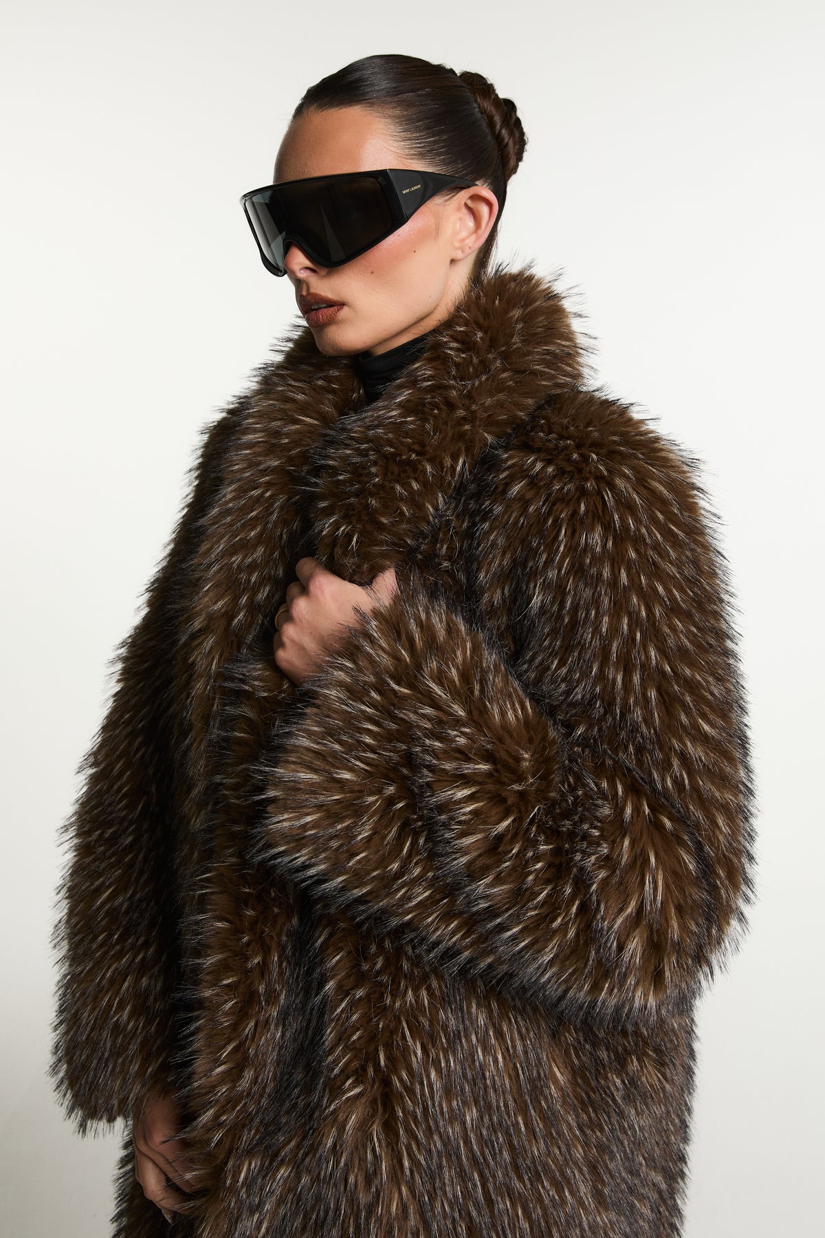 Frankie Luxury Long Faux Fur Coat