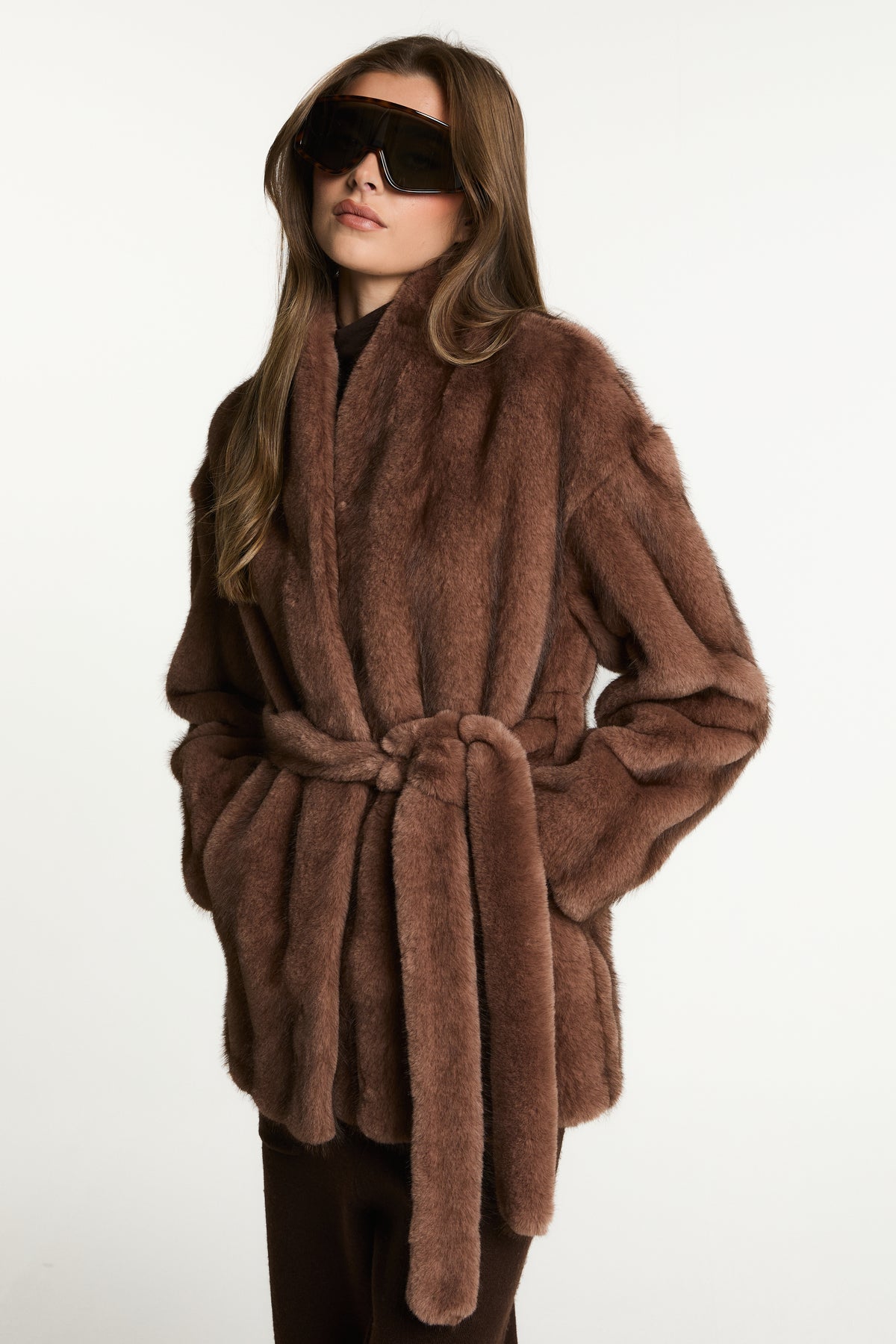 Mara Luxury Faux Fur Coat
