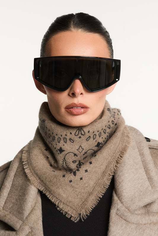 Cashmere Bandana Scarf