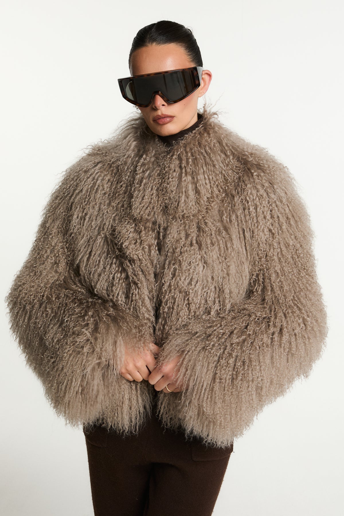 Stella Mongolian Fur Coat