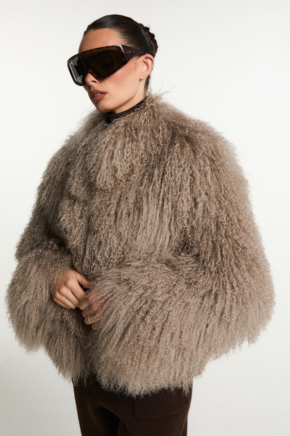 Stella Mongolian Fur Coat
