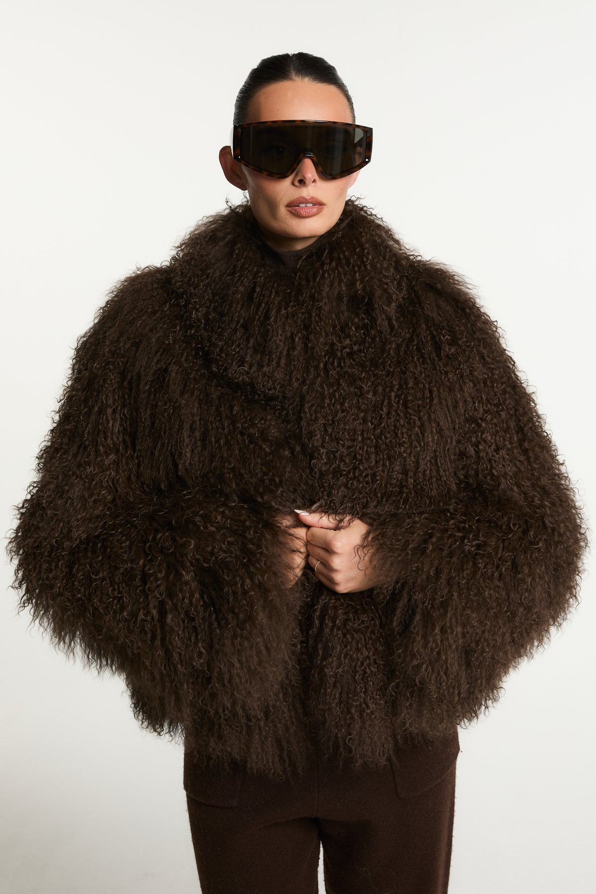 Stella Mongolian Fur Coat