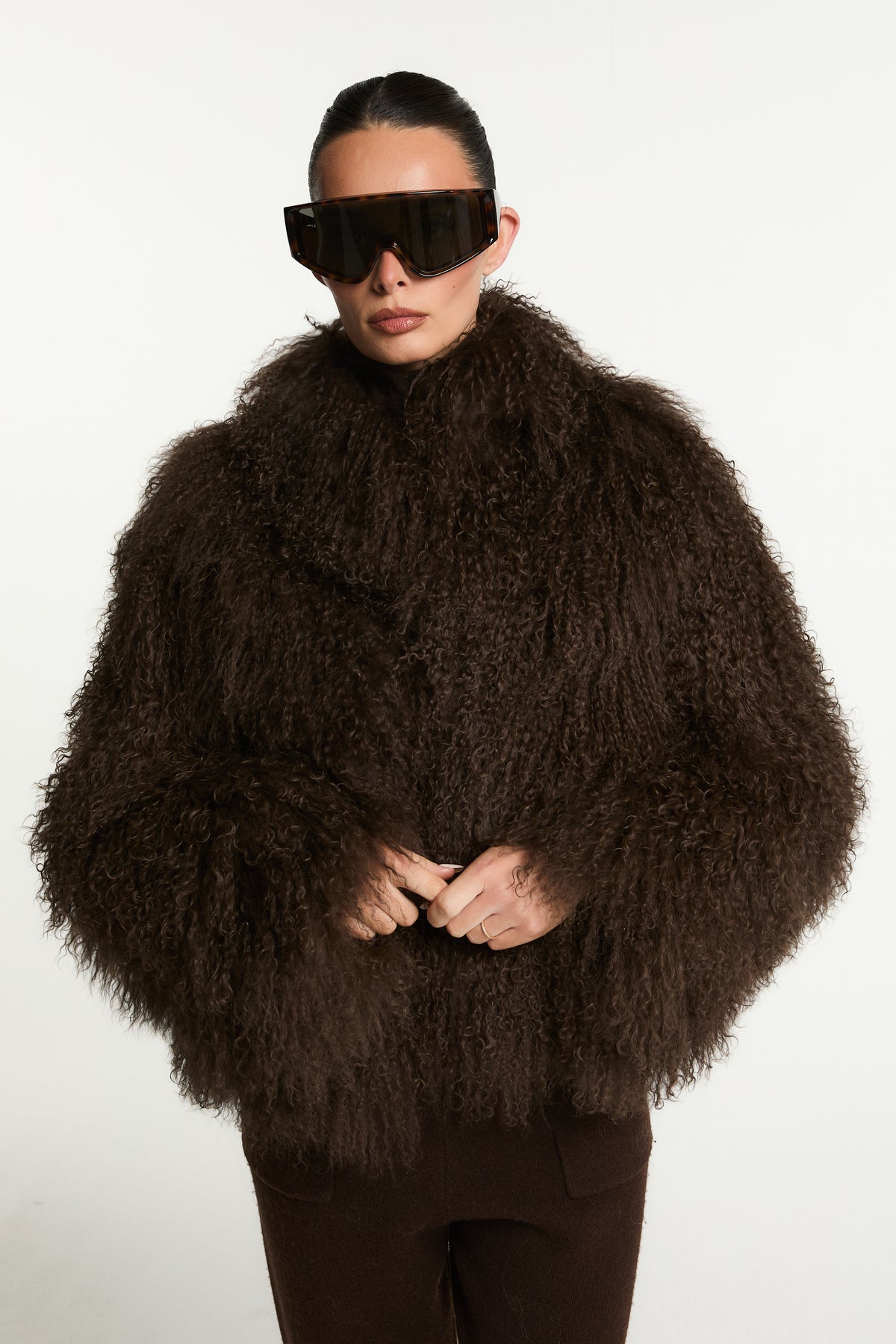Stella Mongolian Fur Coat