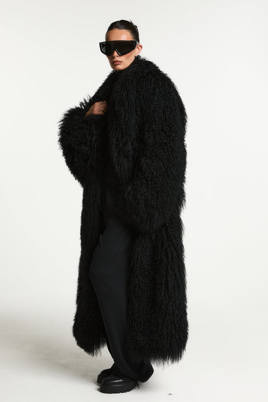 Romy Long Mongolian Coat