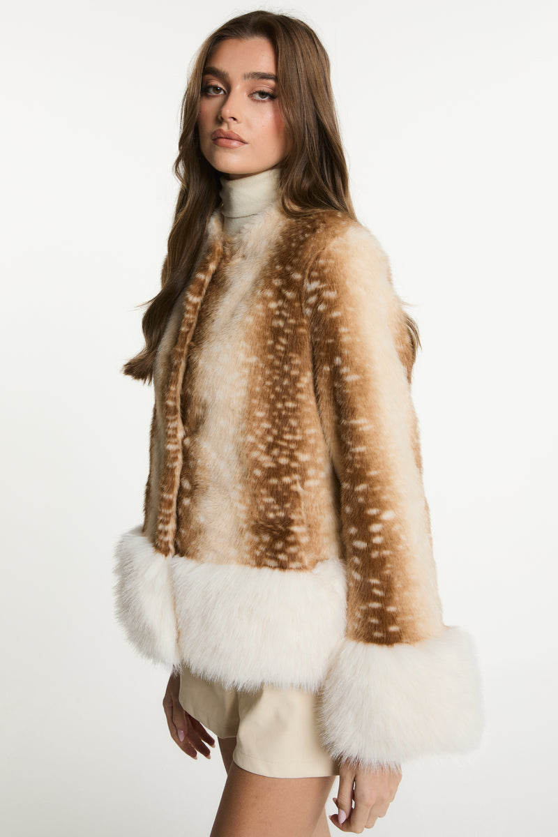 Giselle Luxury Faux Fur Coat