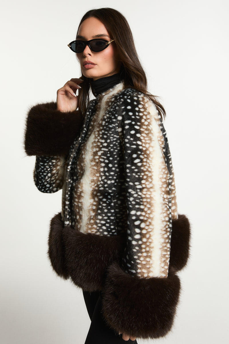 Giselle Luxury Faux Fur Coat