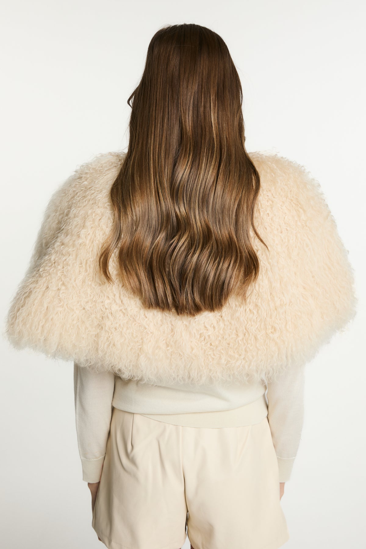 Vienne Mongolian Fur Cape