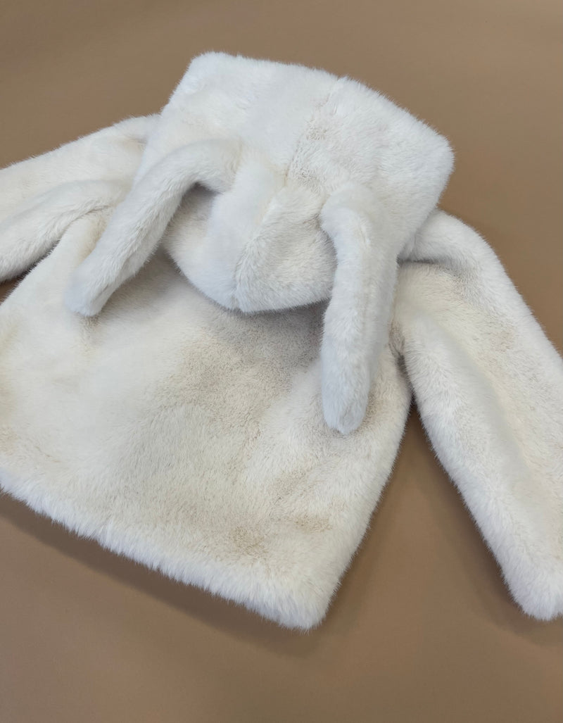 Faux fur coat clearance with ears