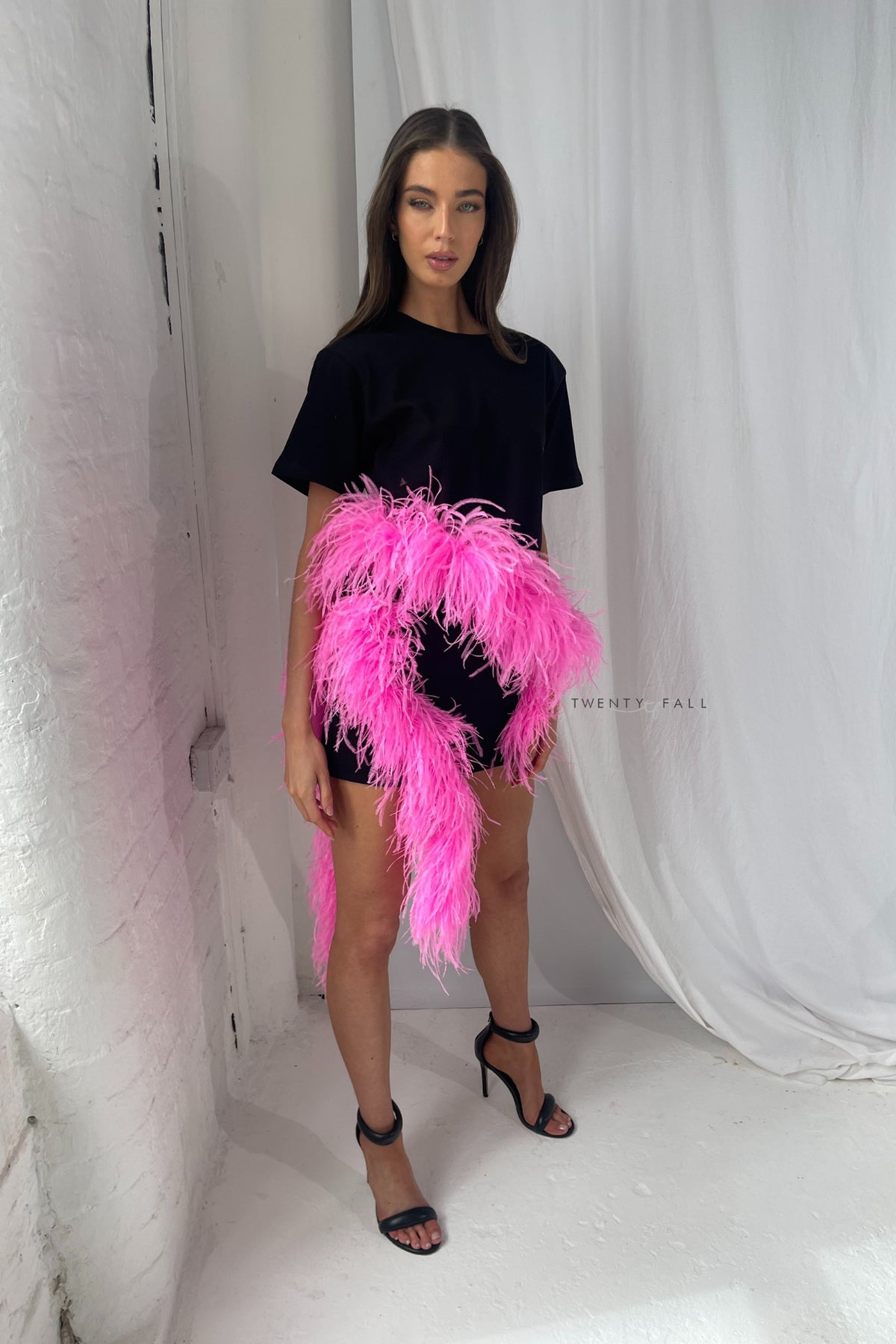 Feather Trim Skirt TwentyFall