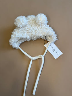 Teddy Faux Shearling Bear Hat