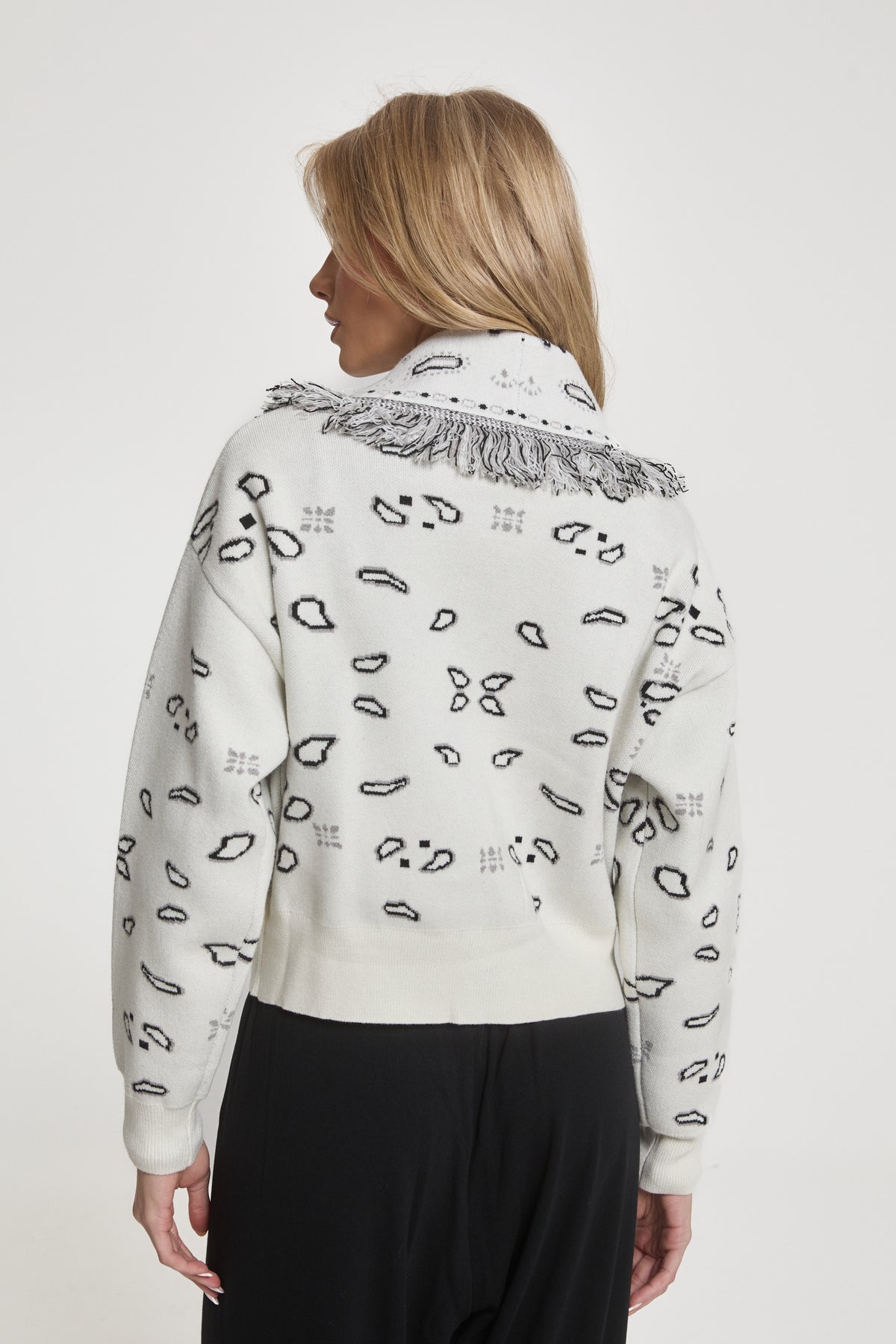 Greta Wool Cropped Cardigan