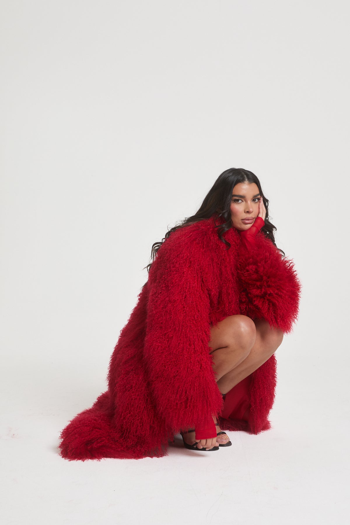 Romy Long Mongolian Coat