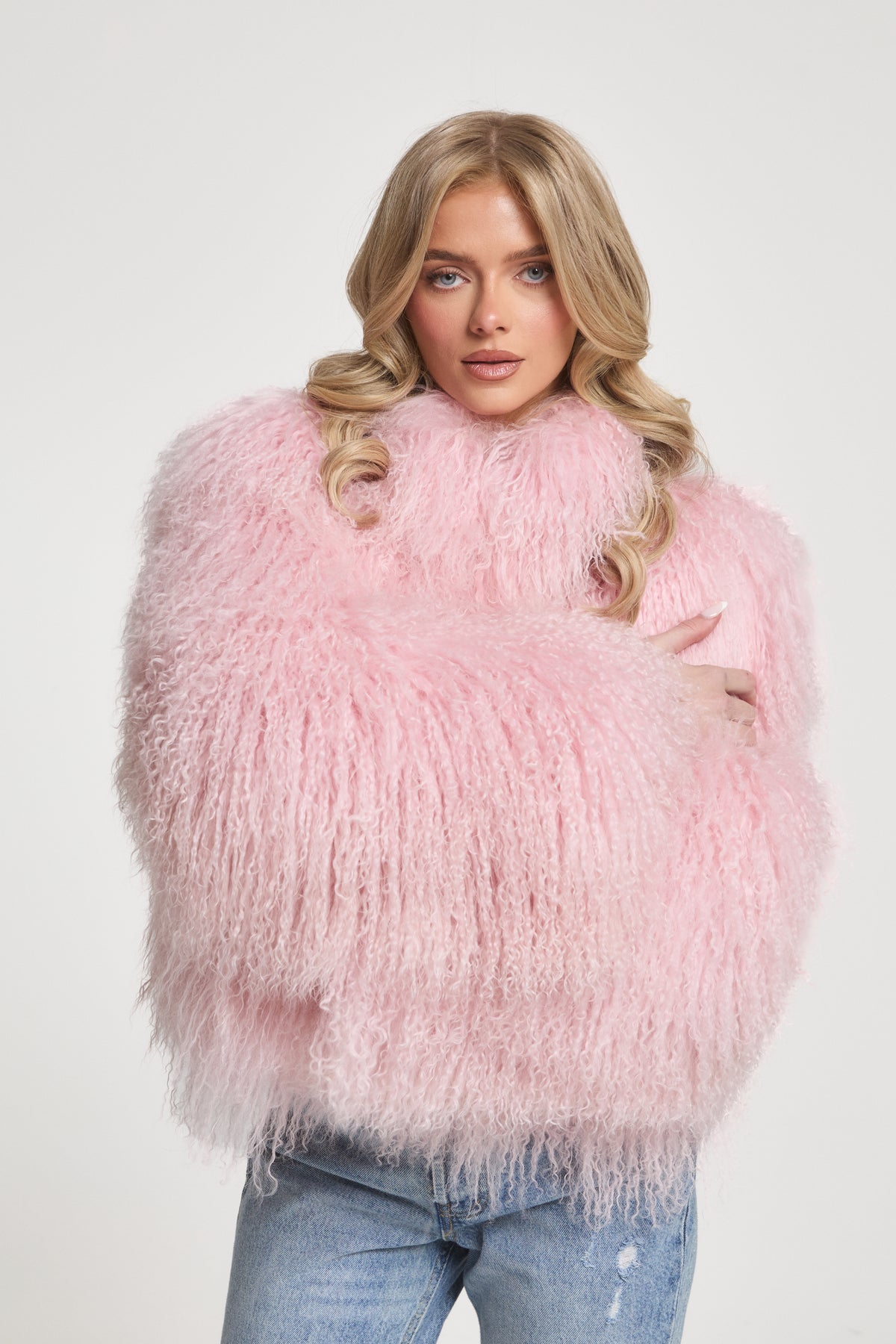 Stella Mongolian Fur Coat