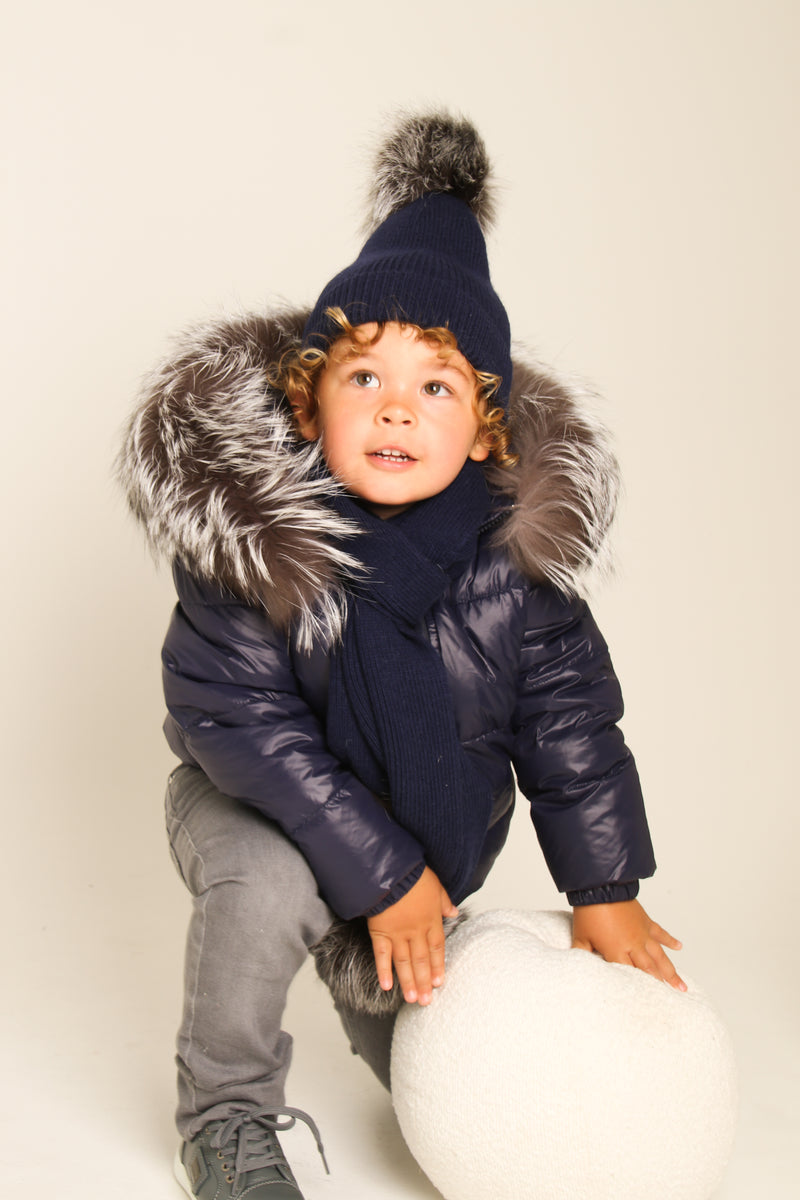 Fox fur puffer jacket outlet