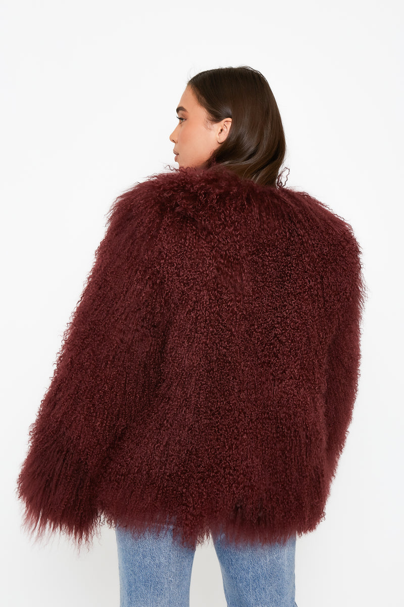 Cali Mongolian Fur Coat