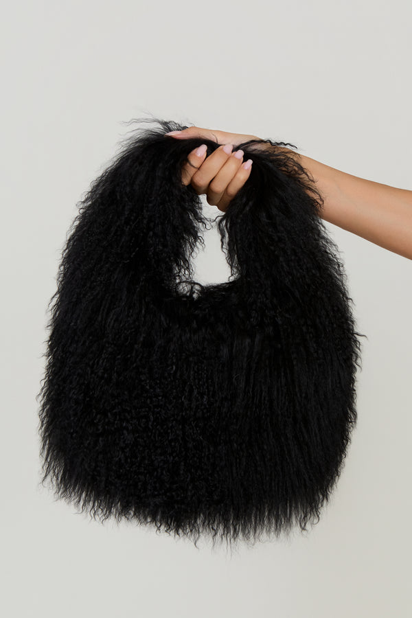 Mongolian Fur Bag