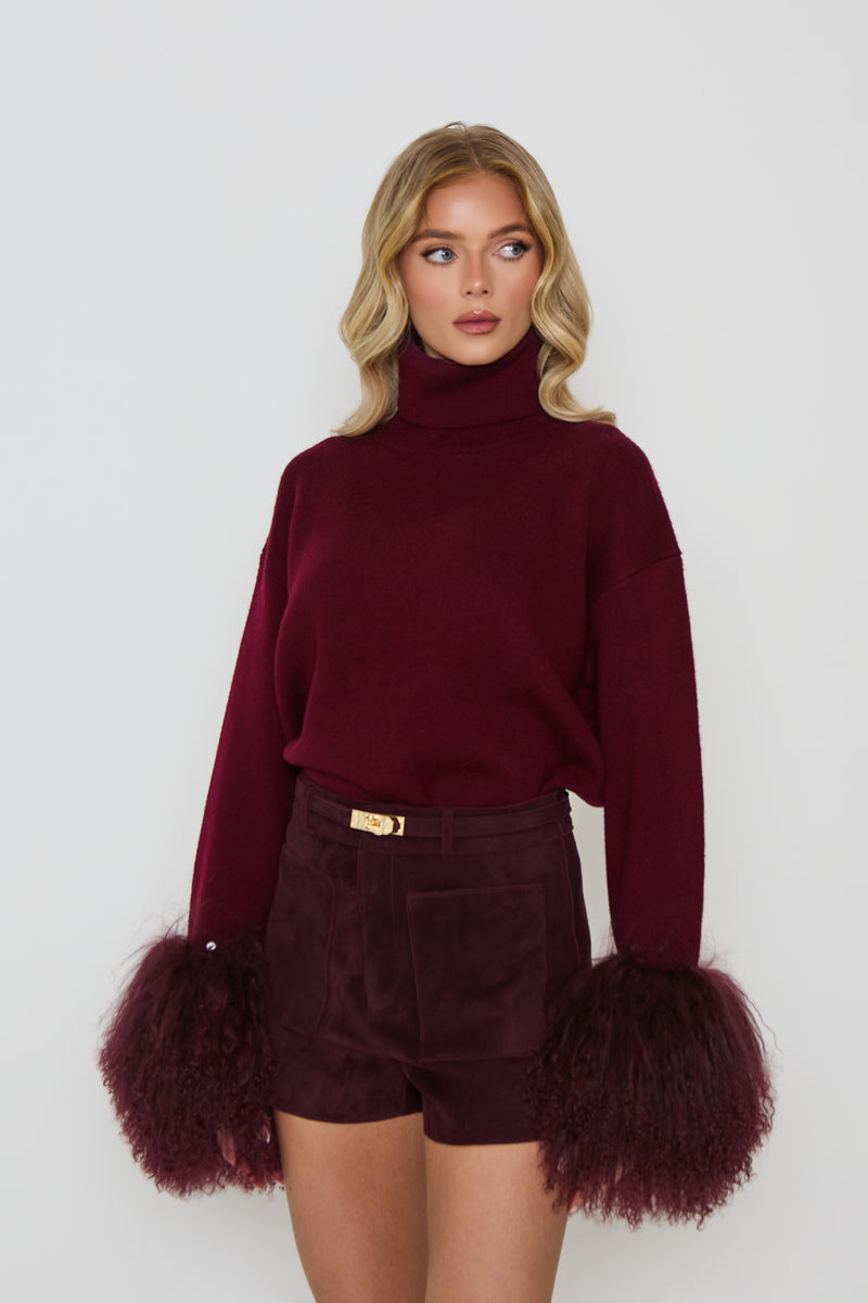 Sofia Suede Shorts