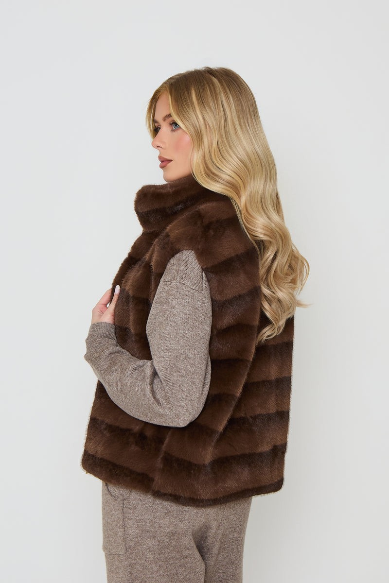 Faina Faux Fur Gilet