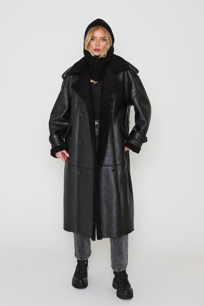 Sara Shearling Coat