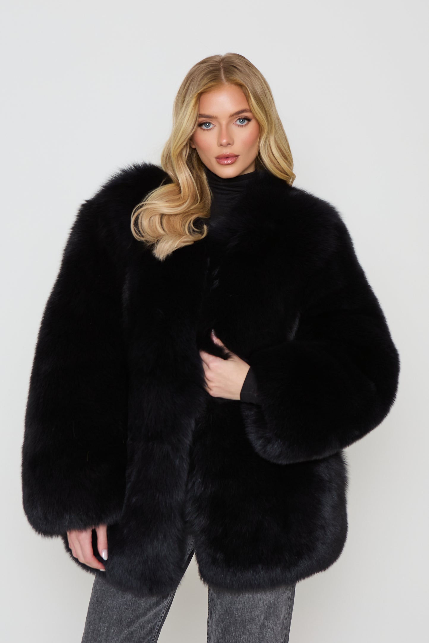 Fox Fur Full Pelt Coat