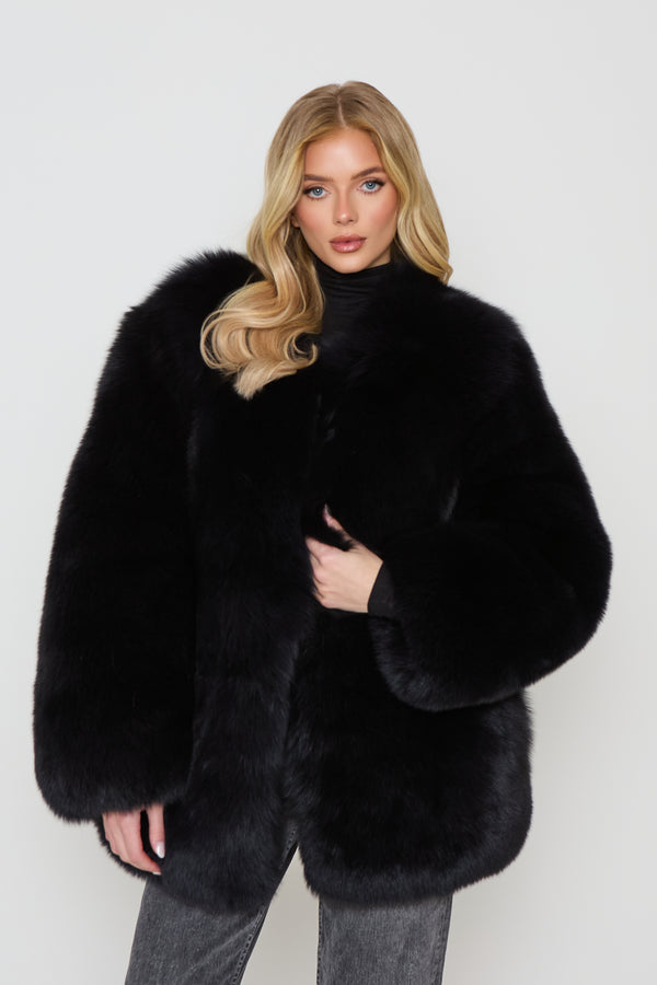 Fox Fur Full Pelt Coat