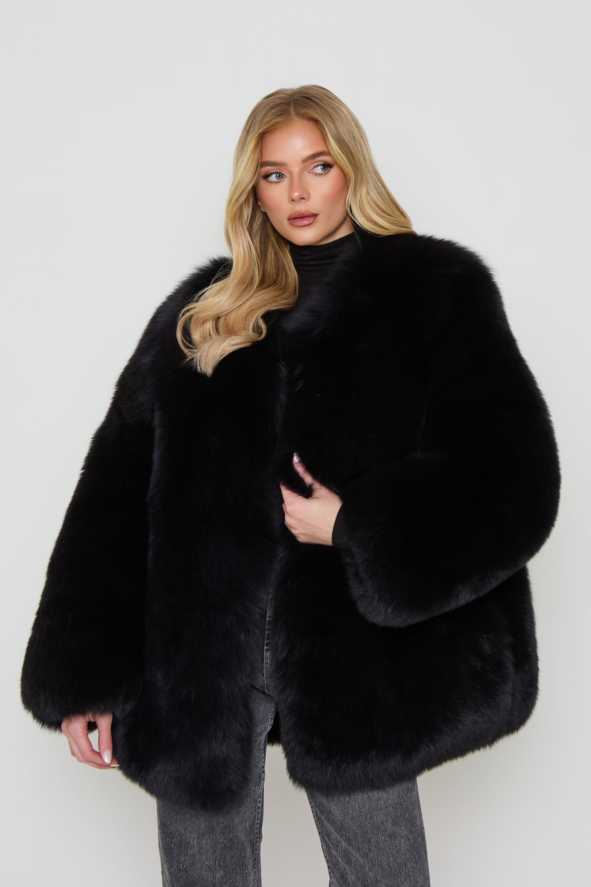 Fox Fur Full Pelt Coat