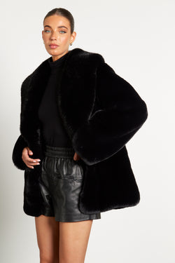 Freya Premium Faux Fur Coat