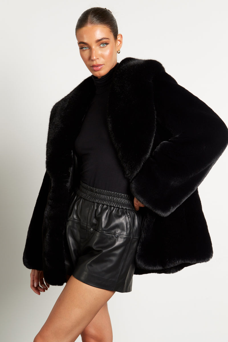 Freya Premium Faux Fur Coat