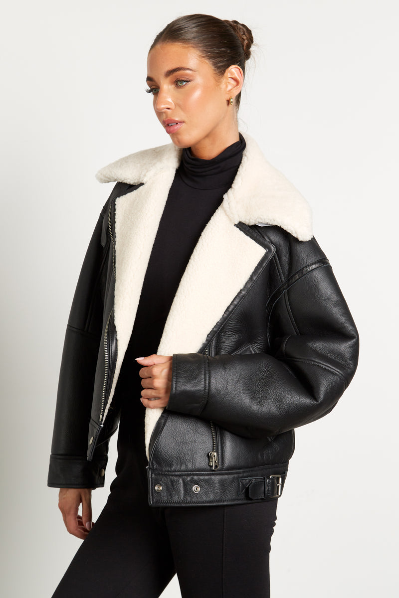 Lennan Shearling Bomber