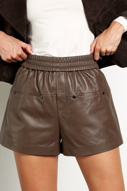 Andi Leather Shorts