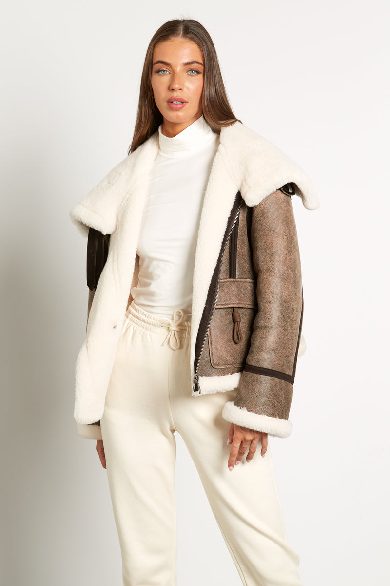 Tate Shearling Jacket