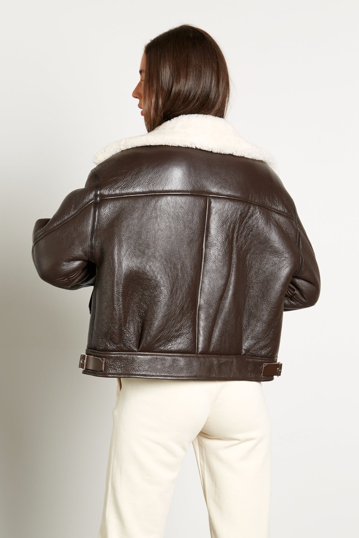 Anna Shearling Bomber