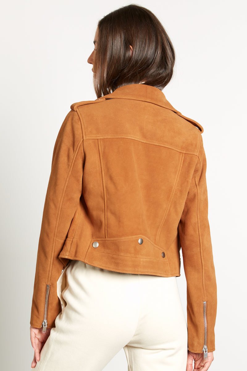 Suede Biker Jacket