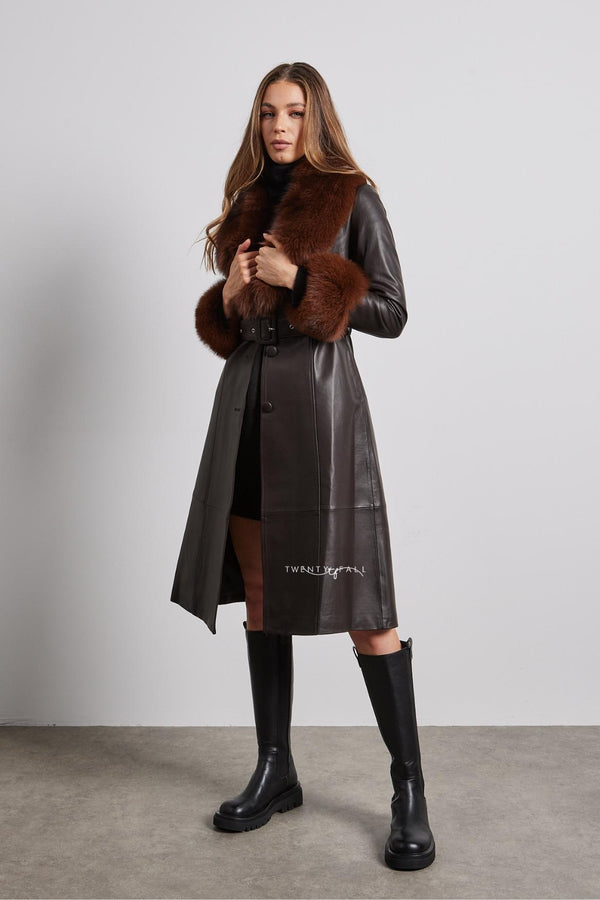 Ari Leather Coat
