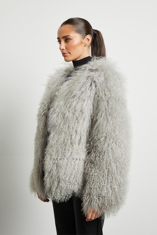 Cali Mongolian Fur Coat