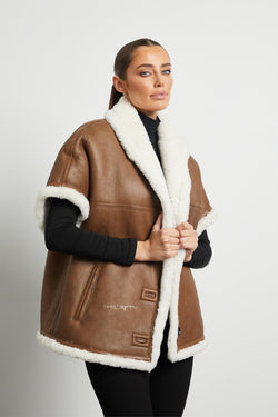 Andra Shearling Gilet