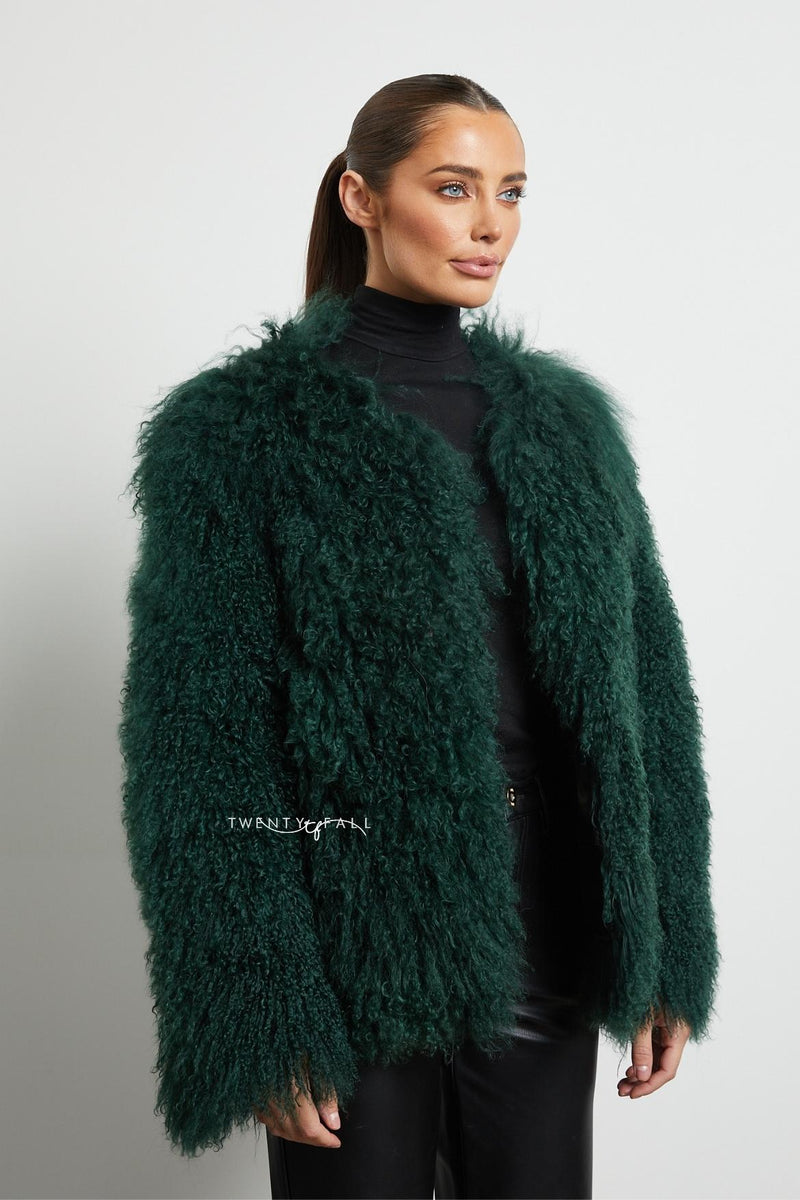Cali Mongolian Fur Coat