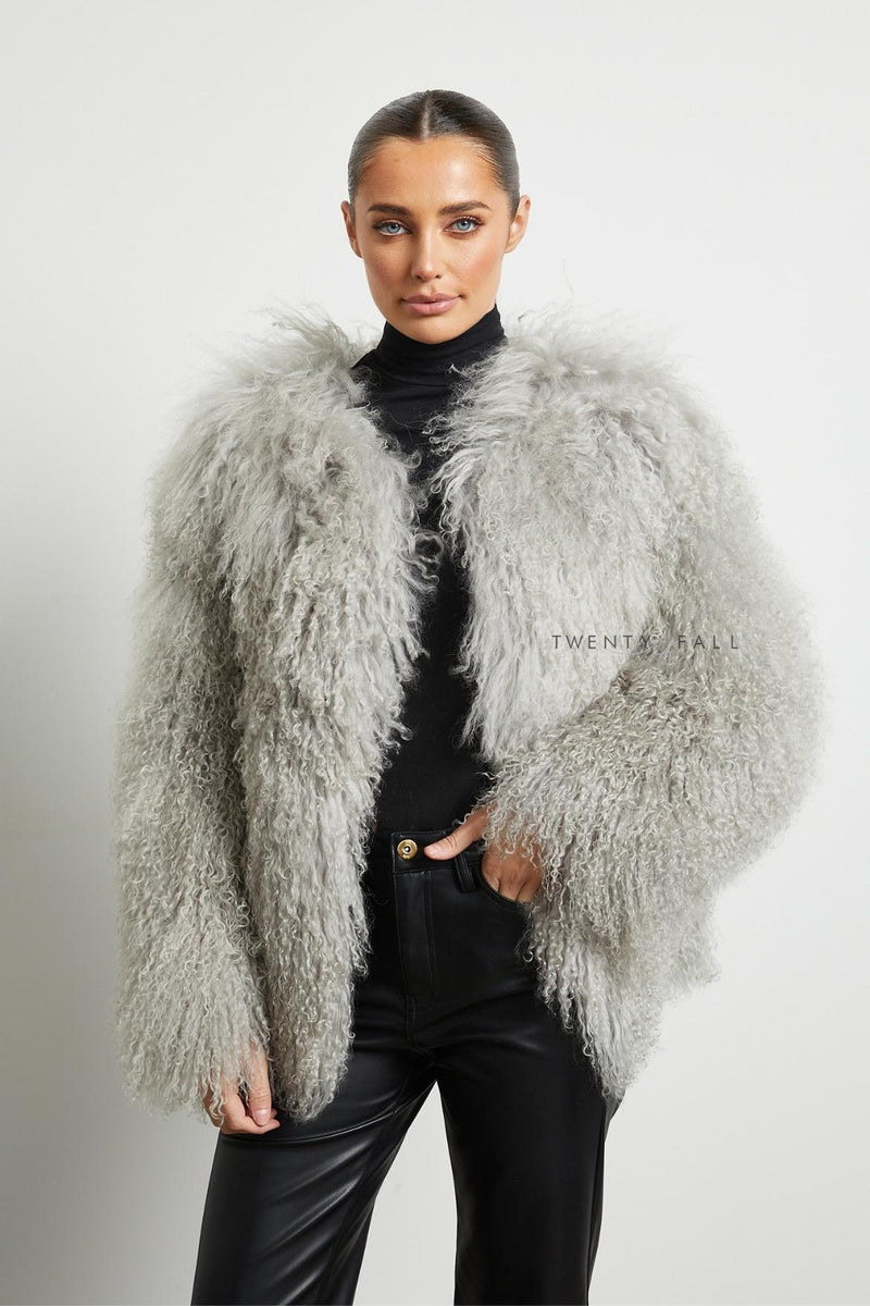 Cali Mongolian Fur Coat